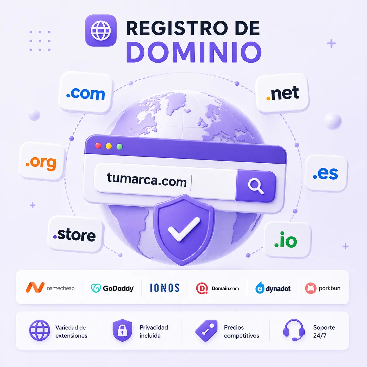 Banner registro de dominios
